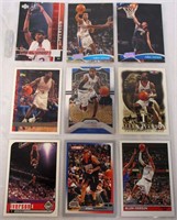 Sheet Of 9 Allen Iverson Basketball Cards