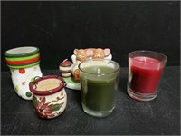 (5) Christmas Candle Collection