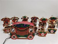 Mr. Christmas Holiday Carousel Six Lighted Horses