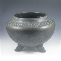 Norse Pottery Large Footed Bowl