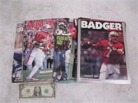 Wisconsin Badgers Football Game Programs -