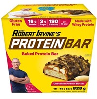 15-Pk Chef Robert Irvine's Baked Protein Bars,