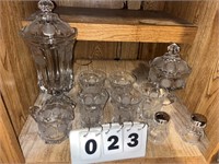Clear Coin Glass Pieces