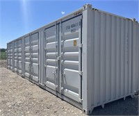 40' High Cube Multi Door Steel Container