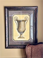 Framed Art in Dining Room