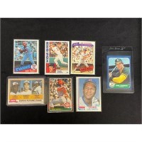 (7) 1980's Baseball Rookies And Stars
