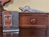 Bruce Fox Bookend Arthur Court Door Stop