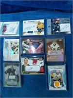 Signature and jersey cards etc