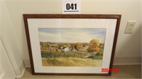 Amish Hills Print by Thomas G. McNickle
