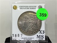 Silver Signature Series Morgan Dollar 1887