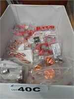 Assorted Copper Nozzles & Steel Pipe Fittings