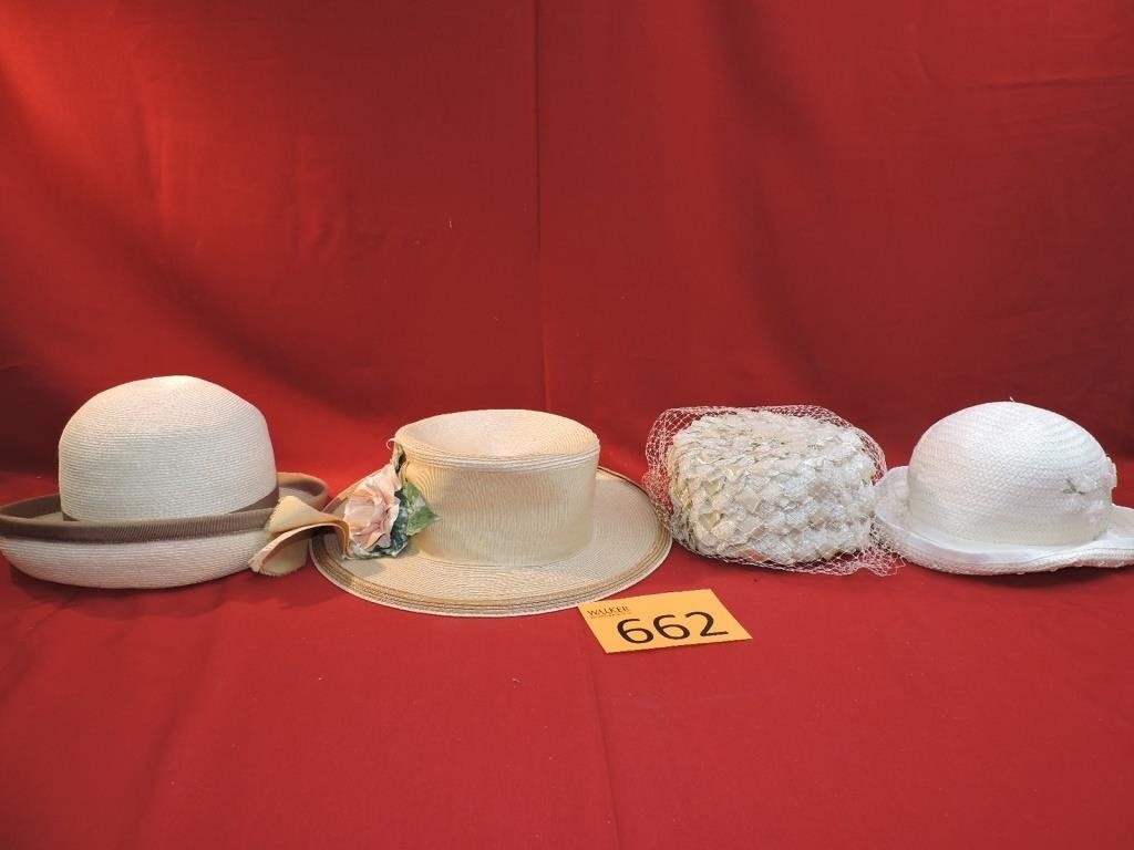 Four Vintage Ladies and Toddler Hats