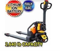 Full Electric Lithium Pallet Jack 2640 lbs