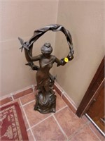 BRONZE GODDESS STATUE