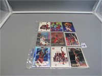9 Assorted Scottie Pippen Cards
