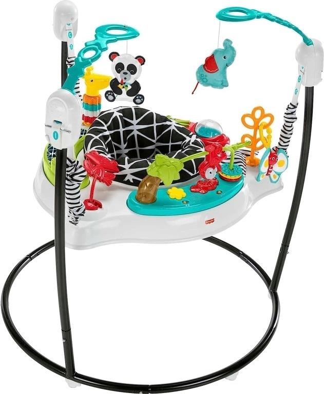 (N) Fisher-Price FWY41-9584 Baby Bouncer Animal Wo