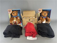 Rechargeable LED Bulbs and Plush Bears/Blankets