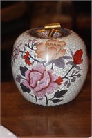 Apple Form Chinese Cloisonne Jar