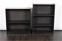 Black Wooden Bookshelves