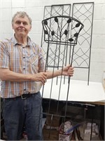 Wrought Iron Garden Trellis See Size Metal Decor