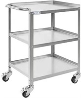 Hally Stainless Steel Utility Cart 3 Tier Nsf