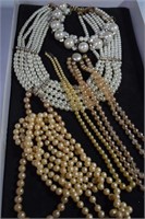 Assortment Of Vintage Faux Pearls