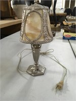 12 Inch Slag Glass Lamp