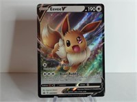 Pokemon Card Rare Eevee V Full Art Holo Promo