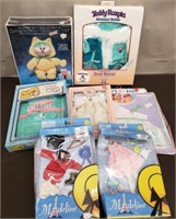 Zoogle Baby Kitty Cat Kit & Lot of Vintage Doll