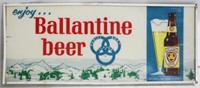 Ballantine Beer Lighted Sign - 36.5" x 15" x 4"