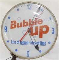 Vintage Bubble Up Wall Clock - 14.5"