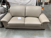 Lancaster 2.5 Seat Brown Leather Lounge