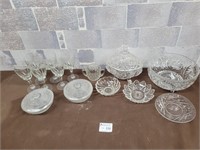 Crystal and glass mix lot