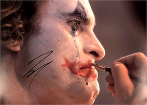 Joaquin Phoenix Signed Joker Poster