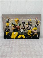 Green Bay Packers 2011 Super Bowl Wrapped Canvas
