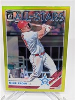 2019 Optic Prizm Donruss All Stars Mike Trout #100