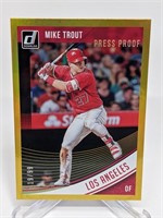 19/99 2018 Donruss Mike Trout Press Proof #155