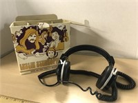 Vintage Leslie Stereo Phones in Box