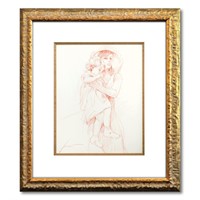 Pino (1939-2010)- Original Drawing on Paper "Untit