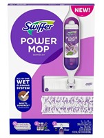 Swiffer PowerMop Floor Mop Kit Lavender