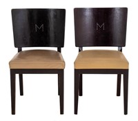 Christian Liaigre Mercer Kitchen Dining Chairs, 2