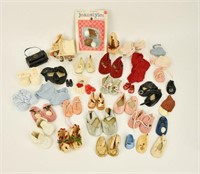 Late 1930s - 50s Doll Shoes, Etc.