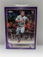 2022 Topps Chrome (Purple) Brendan Donovan RC