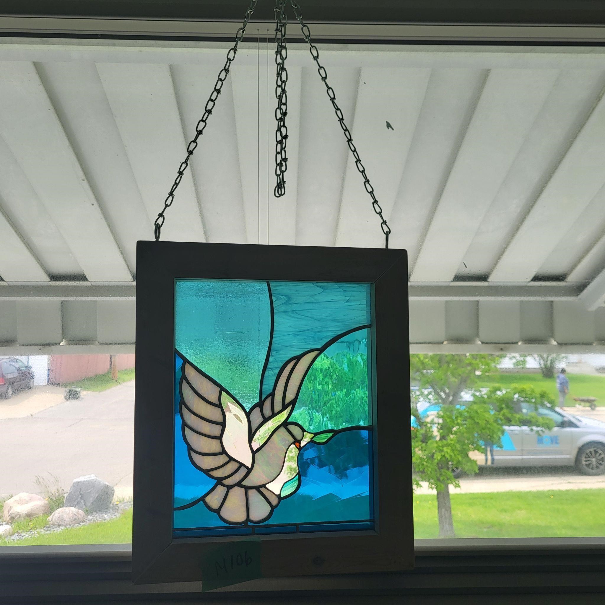 M106 Stained Glass Dove