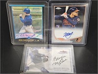 3- Autographed Baseball Cards, Ron Davenport