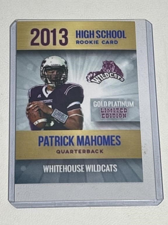 Patrick Mahomes 2013 Rookie Phenoms High School