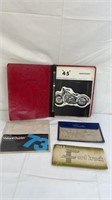 FOUR VINTAGE SERVICE MANUALS