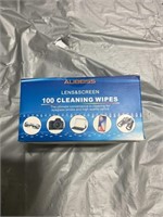 Lens and screen cleaning wipes