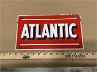 Atlantic sign, single sided 6 1/2” x 12”