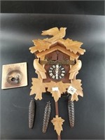 W. German Coocoo clock from black forest with weig